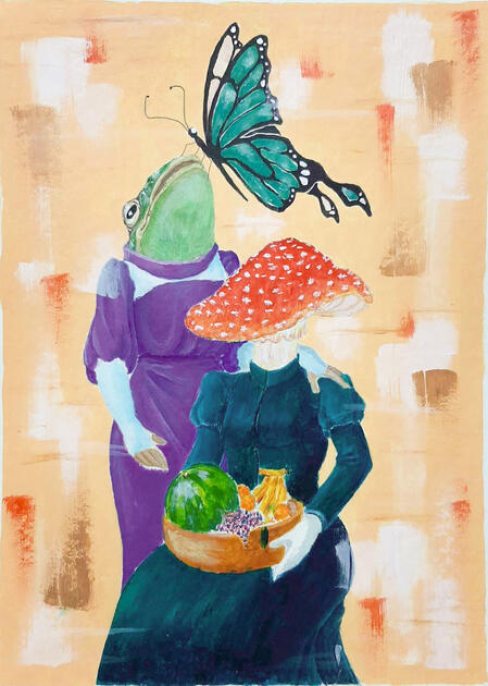 Family Portrait in Acrylic